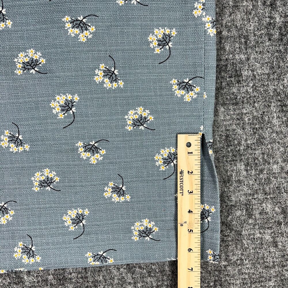 LOFT Gray Floral Pencil Skirt - Picture 9 of 11